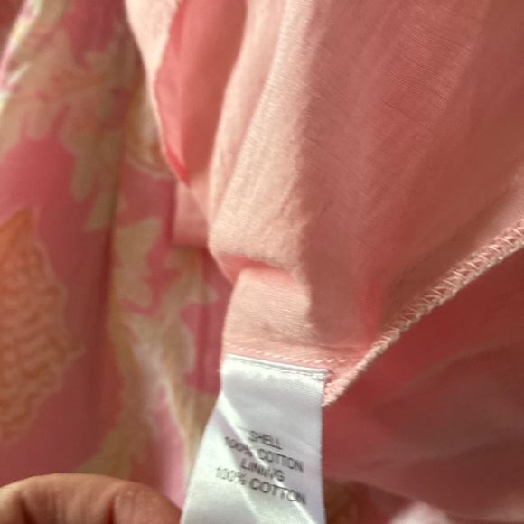 Sail to Sable x Palm Beach Lately Pink seashell print midi dress S - Picture 9 of 10